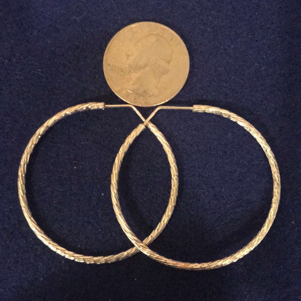 Sterling silver .925 hoop earrings